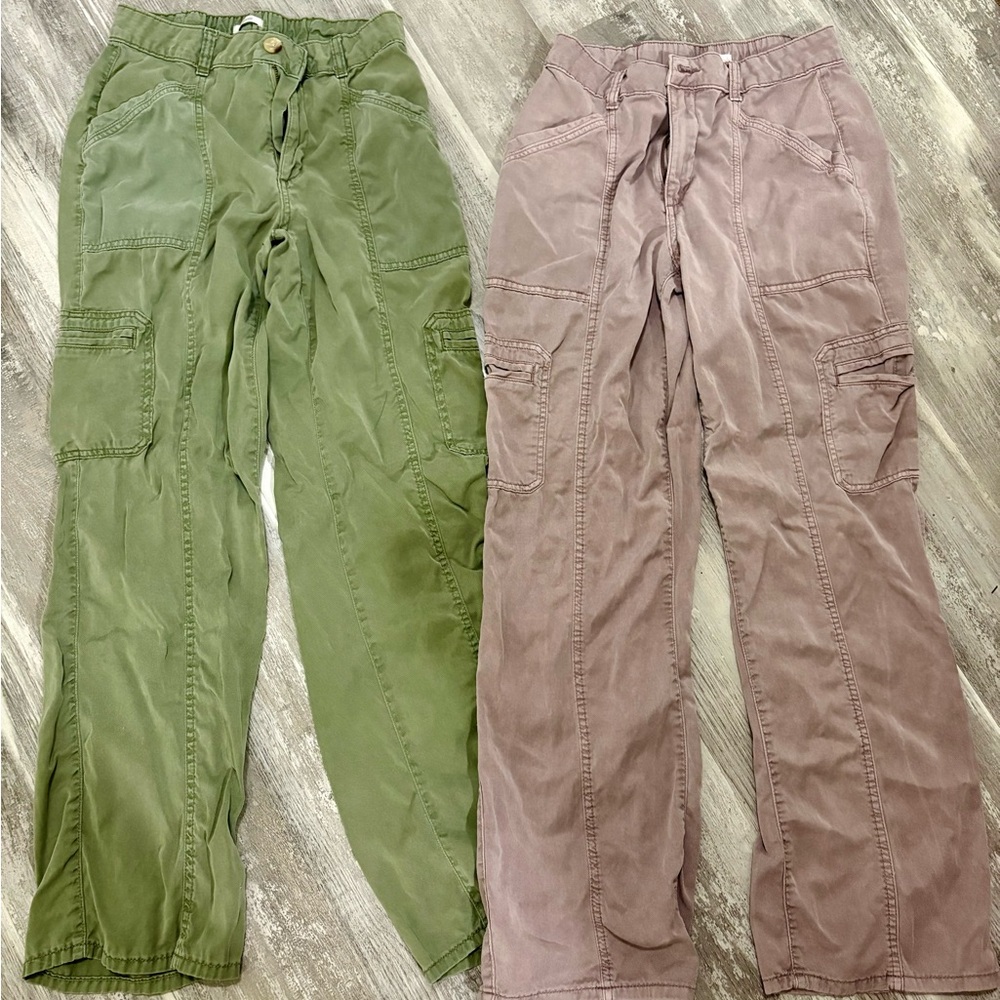 Maurices Olive Cargo Pants - Picture 2 of 4
